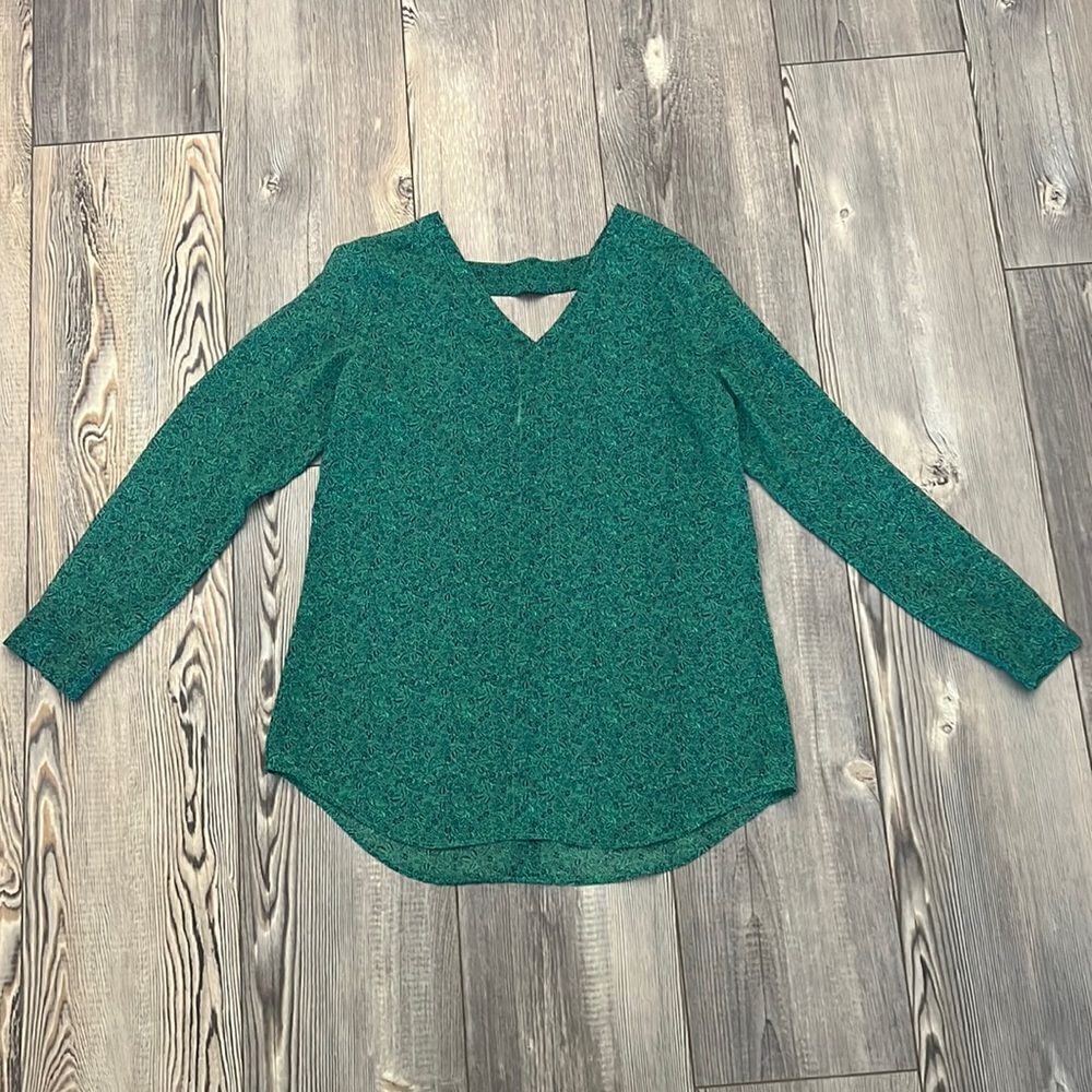 CAbi Semi- Sheer Blouse